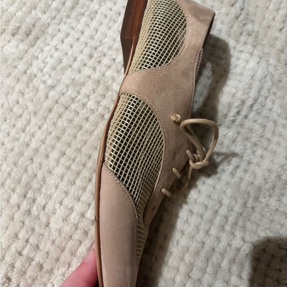 *Antonio Barbato Beige Mesh Women's Flats - Vero Cuoio shoes - Picture 12 of 12